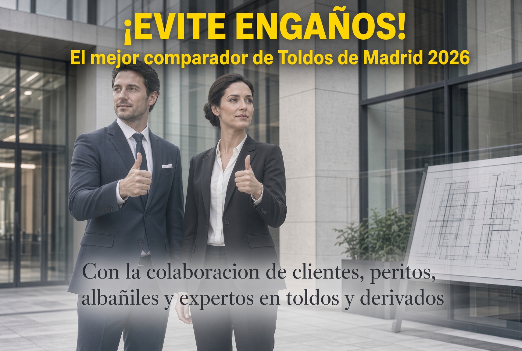 ¡Evite engaños! El mejor comparador de toldos de Madrid 2026